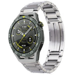 H-Shaped Folding Buckle Stainless Steel Metal Watch Band, For Huawei Watch GT4 46mm, For Huawei Watch 4 / 4 Pro, For Huawei Watch Ultimate / Buds, For Huawei Watch GT3 SE, For Huaei Watch 3 Pro New, For Huawei Watch GT3 Pro 46mm / Watch GT3 46mm       ...