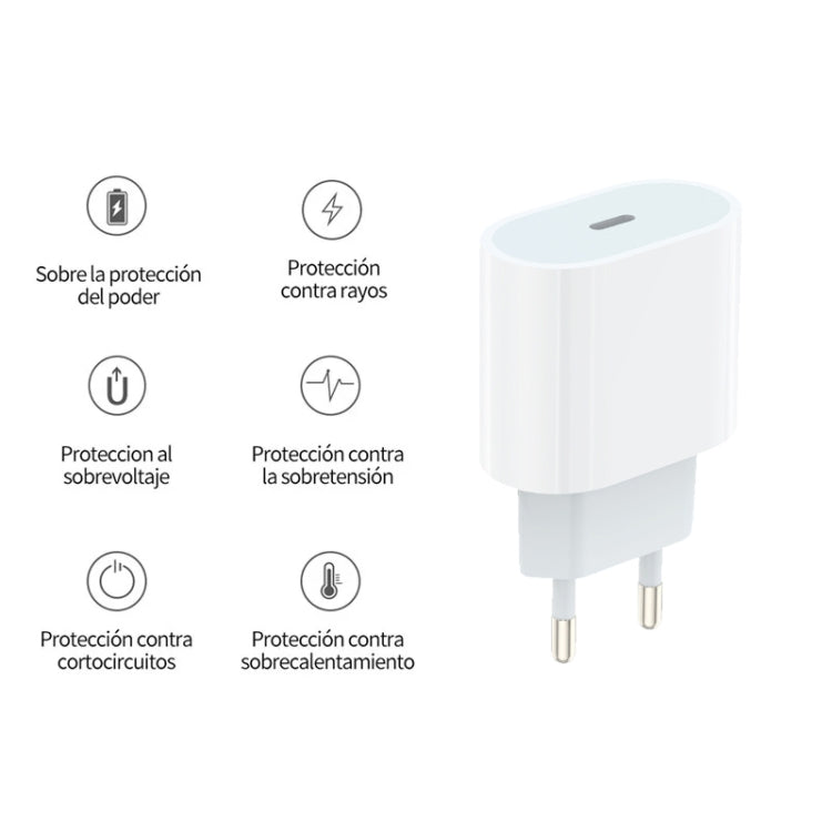 PD35W USB-C / Type-C Ladegerät für iPhone / iPad Serie, EU Stecker