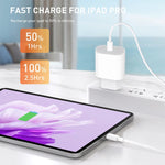 PD35W USB-C / Type-C Port Ladegerät mit 1m Typ-C auf Typ-C Datenkabel, UK Stecker, UK Stecker + Typ-C Kabel