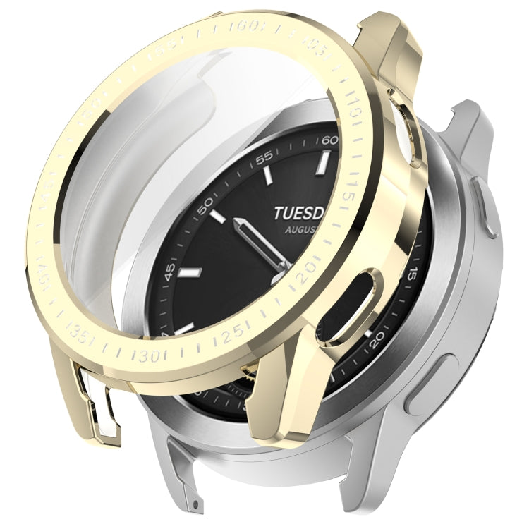 Full Package TPU Electroplated Watch Protective Case, For Xiaomi Watch S3