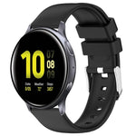 20mm Smooth Solid Color Silicone Watch Band, For Samsung  Galaxy Watch 4 Classic 42mm, For Samsung Galaxy Watch Active 2 44mm, For Samsung Galaxy Watch Active 2 40mm, For Samsung Galaxy Watch 42mm
