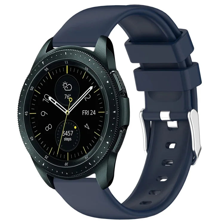 20mm Smooth Solid Color Silicone Watch Band, For Samsung  Galaxy Watch 4 Classic 42mm, For Samsung Galaxy Watch Active 2 44mm, For Samsung Galaxy Watch Active 2 40mm, For Samsung Galaxy Watch 42mm