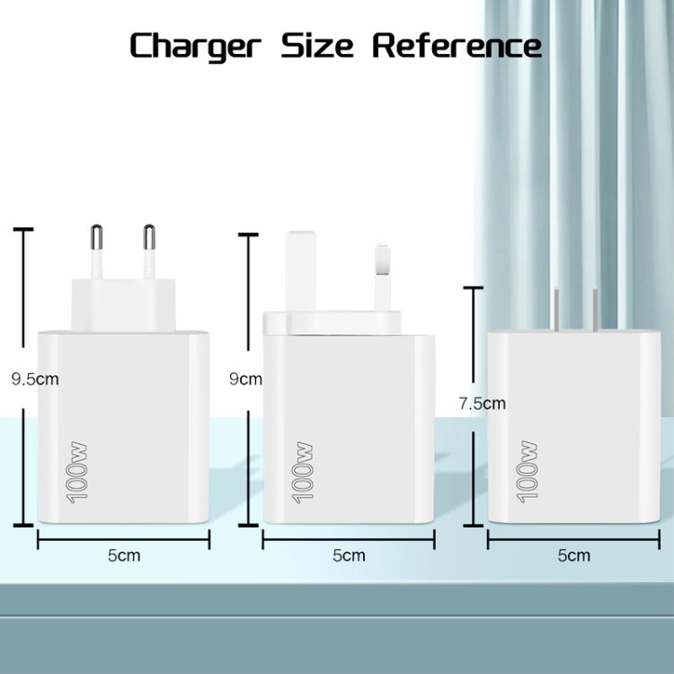 USB 67W / Typ-C PD 33W Super Fast Charging Volles Protokoll Handy Ladegerät, EU Stecker