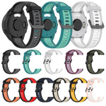 20 mm breites, zweifarbiges Silikonarmband mit Struktur, passend für Samsung Galaxy Watch 4 Classic (42 mm), Samsung Galaxy Watch Active 2 (44 mm), Samsung Galaxy Watch Active 2 (40 mm) und Samsung Galaxy Watch (42 mm).
