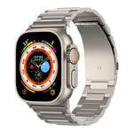 I-förmiges Titan-Armband, für Apple Watch SE 2023 (44 mm), Apple Watch Ultra 2 (49 mm), Apple Watch Series 9 (45 mm), Apple Watch Ultra (49 mm), Apple Watch Series 8 (45 mm), Apple Watch SE 2022 (44 mm), Apple Watch Series 7 (45 mm)