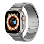 I-förmiges Titan-Armband, für Apple Watch SE 2023 (44 mm), Apple Watch Ultra 2 (49 mm), Apple Watch Series 9 (45 mm), Apple Watch Ultra (49 mm), Apple Watch Series 8 (45 mm), Apple Watch SE 2022 (44 mm), Apple Watch Series 7 (45 mm)