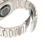 I-förmiges Titan-Armband, für Apple Watch SE 2023 (44 mm), Apple Watch Ultra 2 (49 mm), Apple Watch Series 9 (45 mm), Apple Watch Ultra (49 mm), Apple Watch Series 8 (45 mm), Apple Watch SE 2022 (44 mm), Apple Watch Series 7 (45 mm)