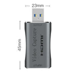 C30 für Live-Gaming-Streaming: Aluminiumlegierung, USB-Stecker auf HDMI-Buchse, HD-Video-Capture-Card, C30