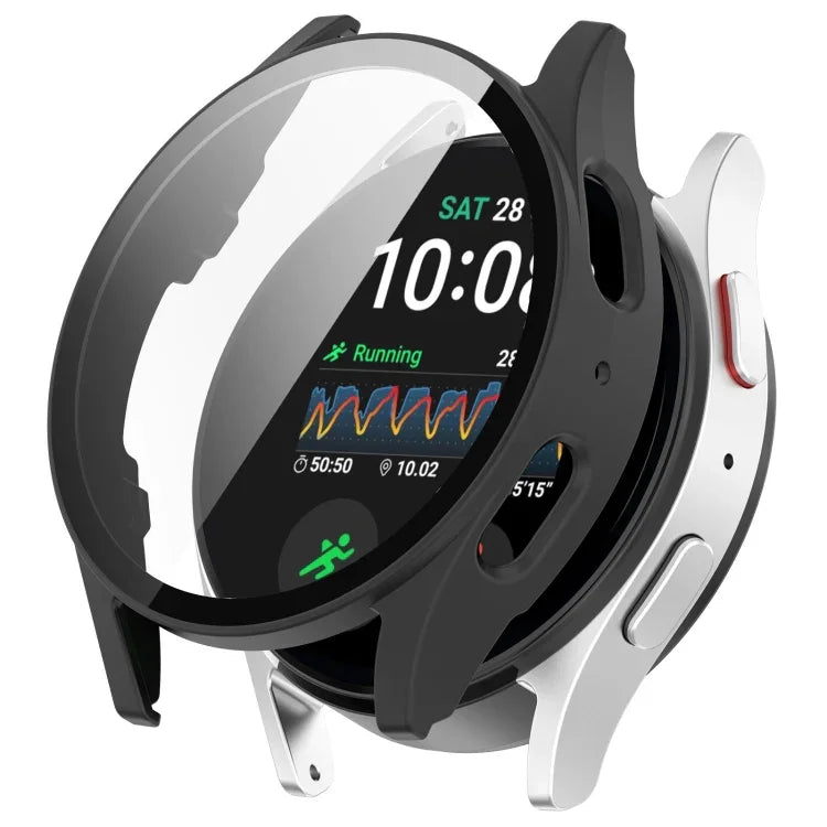 Tempered Film Integrated Waterproof PC Watch Protective Cover, For Samsung Galaxy Watch Ultra 47mm / Ultra 2025, For Samsung Galaxy Watch 7 44mm, For Samsung Galaxy Watch 7 40mm