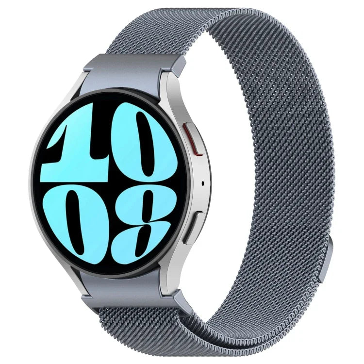 Milan-Armband aus Edelstahl mit Magnetverschluss und Schnellverschluss, passend für Samsung Galaxy Watch FE 40 mm und Samsung Galaxy Watch 7 40/44 mm