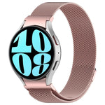 Milan-Armband aus Edelstahl mit Magnetverschluss und Schnellverschluss, passend für Samsung Galaxy Watch FE 40 mm und Samsung Galaxy Watch 7 40/44 mm