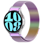 Milan-Armband aus Edelstahl mit Magnetverschluss und Schnellverschluss, passend für Samsung Galaxy Watch FE 40 mm und Samsung Galaxy Watch 7 40/44 mm