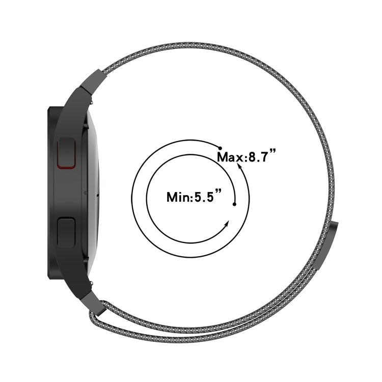 Milanese Magnetisches Edelstahlarmband, Für Samsung Galaxy Watch Ultra 47mm / Ultra 2025, Für Samsung Galaxy Watch FE 40mm, Für Samsung Galaxy Watch 7 40 / 44mm
