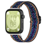 For Huawei Watch Fit 3 Ethnic Style Elastic Nylon Watch Band