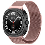 Für Samsung Galaxy Watch Ultra 47 mm Milan Magnetisches Metall-Edelstahlarmband