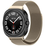 Für Samsung Galaxy Watch Ultra 47 mm Milan Magnetisches Metall-Edelstahlarmband