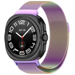 Für Samsung Galaxy Watch Ultra 47 mm Milan Magnetisches Metall-Edelstahlarmband