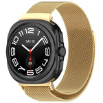 Für Samsung Galaxy Watch Ultra 47 mm Milan Magnetisches Metall-Edelstahlarmband