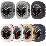 Half Coverage Hollowed PC Watch Protective Cover, For Samsung Galaxy Watch Ultra 47mm / Ultra 2025, For Samsung Galaxy Watch 7 44mm, For Samsung Galaxy Watch 7 40mm
