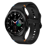 Flat Sewing Design Silicone Watch Band, For Sansung Galaxy Watch5 Pro 45mm, Fou Samsung Galaxy Watch 4 40 / 44mm, For Samsung Galaxy Watch 4 Classic 42 / 46mm