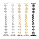 Metallarmband mit vierblättrigem Kleeblatt und Schnellverschluss, für Apple Watch Series 3 (38 mm) und Apple Watch Series 3 (42 mm)