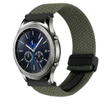 22mm Magnetic Buckle Braided Watch Band, For Samsung Galaxy Gear S3 Classic, For Samsung Galaxy Watch 46mm