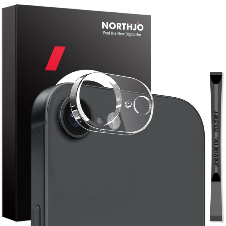 NORTHJO Kameraschutzfolie 3D HD aus gehärtetem Glas, Für iPhone 17e / 16e, Für iPhone 17 Pro Max, Für iPhone 17 Pro, Für iPhone 17, Für iPhone Air, Für iPhone 16 Pro / 16 Pro Max, Für iPhone 16 / 16 Plus, Für iPhone 15 Pro / 15 Pro Max