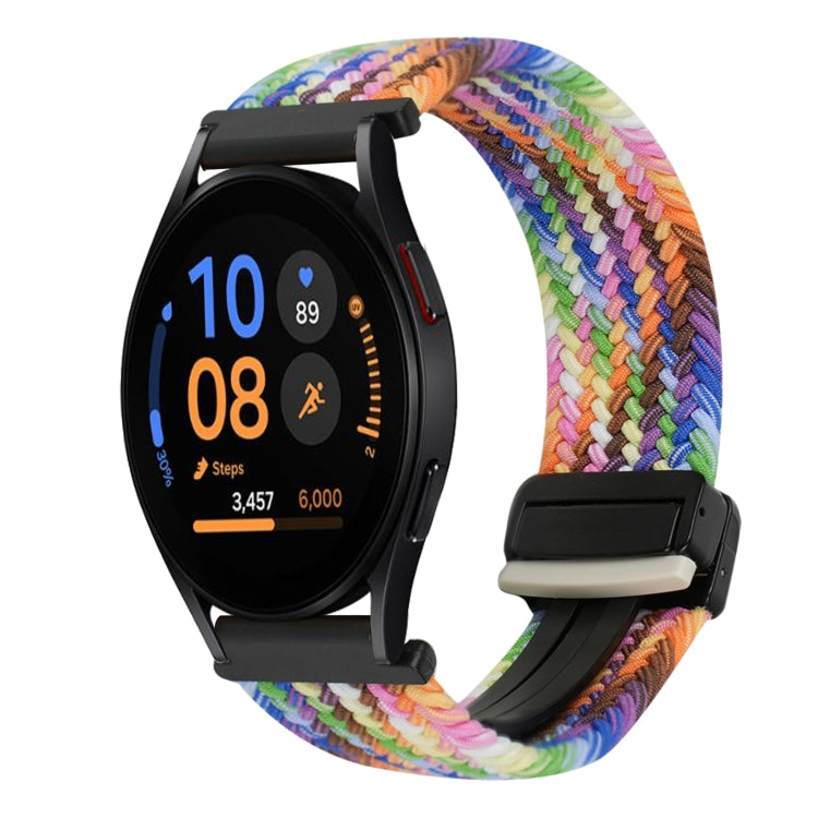 20mm Magnetische Schnalle geflochtenes Uhrenarmband, für Samsung Galaxy Watch FE 40mm, für Samsung Galaxy Watch 6 Classic