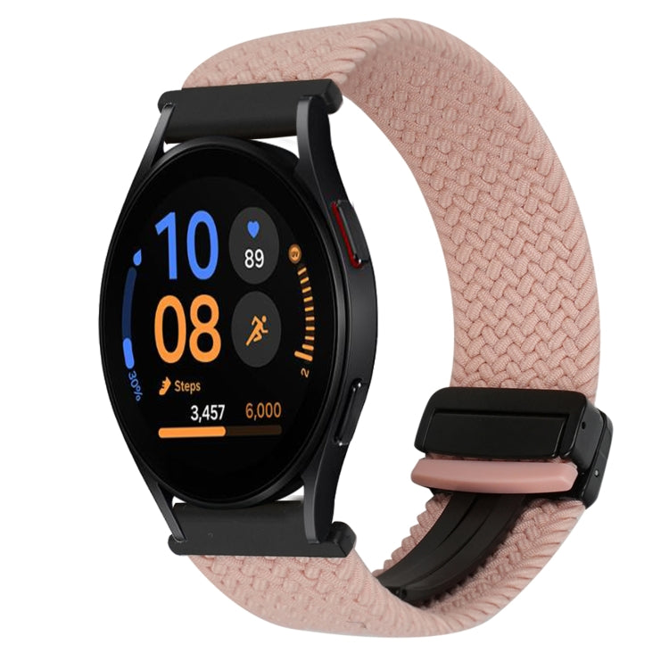 20mm Magnetische Schnalle geflochtenes Uhrenarmband, für Samsung Galaxy Watch FE 40mm, für Samsung Galaxy Watch 6 Classic