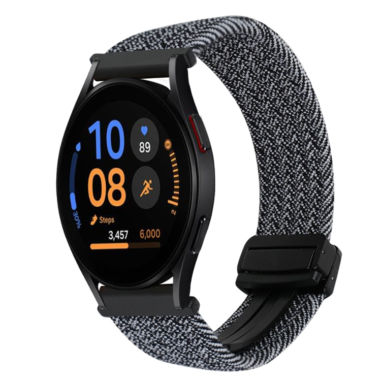 20mm Magnetische Schnalle geflochtenes Uhrenarmband, für Samsung Galaxy Watch FE 40mm, für Samsung Galaxy Watch 6 Classic
