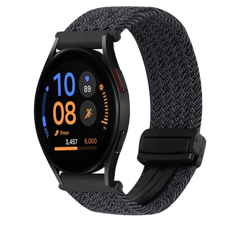 20mm Magnetische Schnalle geflochtenes Uhrenarmband, für Samsung Galaxy Watch FE 40mm, für Samsung Galaxy Watch 6 Classic