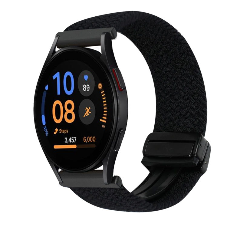 20mm Magnetische Schnalle geflochtenes Uhrenarmband, für Samsung Galaxy Watch FE 40mm, für Samsung Galaxy Watch 6 Classic
