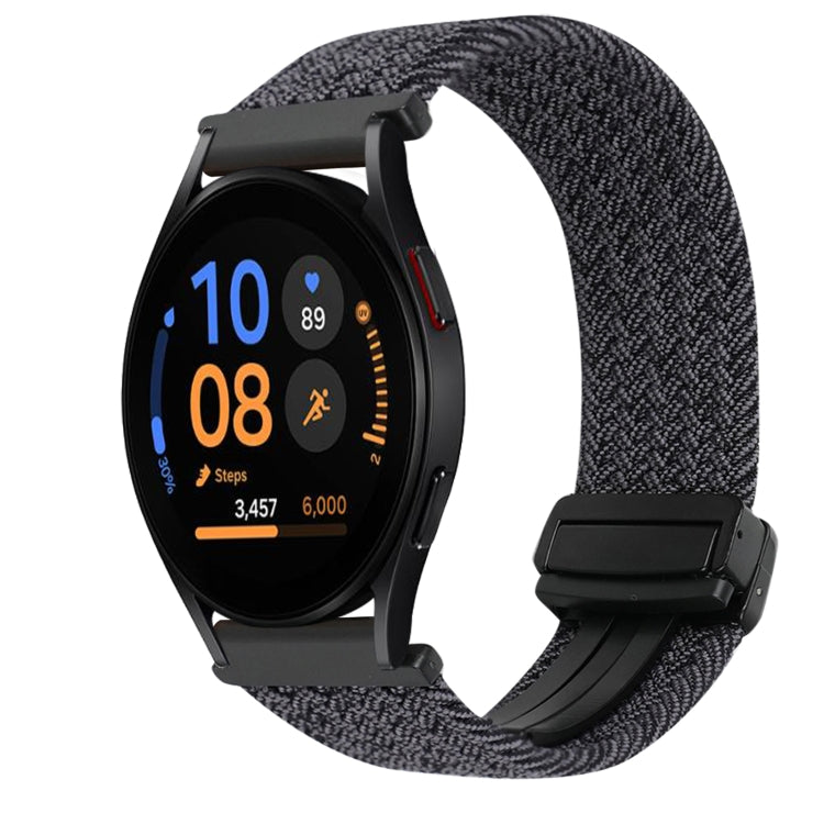 20mm Magnetische Schnalle geflochtenes Uhrenarmband, für Samsung Galaxy Watch FE 40mm, für Samsung Galaxy Watch 6 Classic