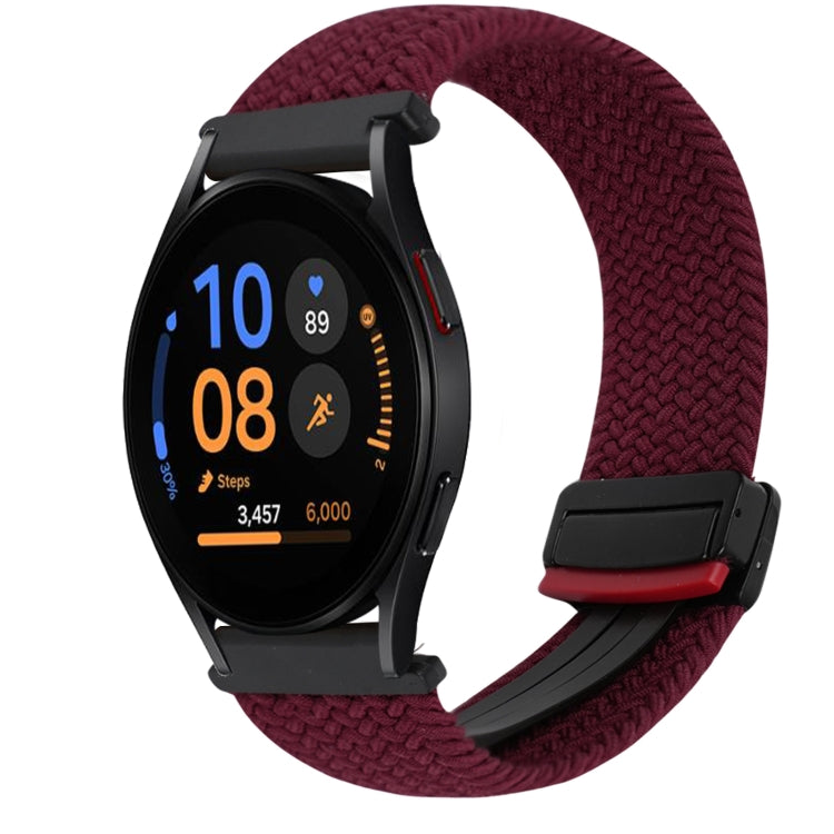 20mm Magnetische Schnalle geflochtenes Uhrenarmband, für Samsung Galaxy Watch FE 40mm, für Samsung Galaxy Watch 6 Classic