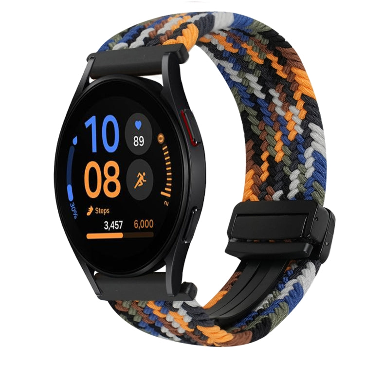 20mm Magnetische Schnalle geflochtenes Uhrenarmband, für Samsung Galaxy Watch FE 40mm, für Samsung Galaxy Watch 6 Classic