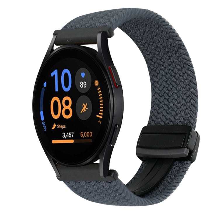 20mm Magnetische Schnalle geflochtenes Uhrenarmband, für Samsung Galaxy Watch FE 40mm, für Samsung Galaxy Watch 6 Classic