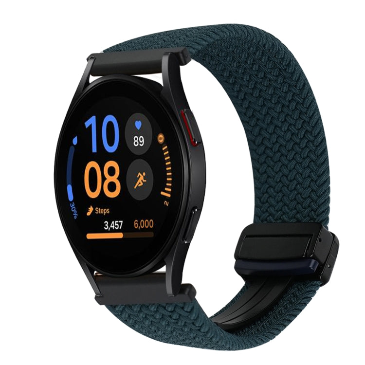 20mm Magnetische Schnalle geflochtenes Uhrenarmband, für Samsung Galaxy Watch FE 40mm, für Samsung Galaxy Watch 6 Classic