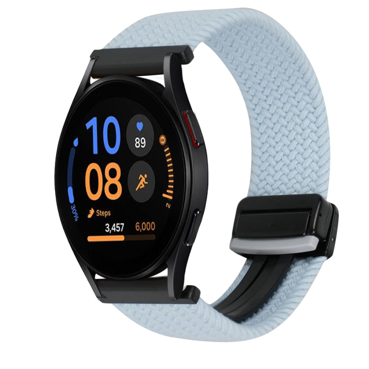 20mm Magnetische Schnalle geflochtenes Uhrenarmband, für Samsung Galaxy Watch FE 40mm, für Samsung Galaxy Watch 6 Classic