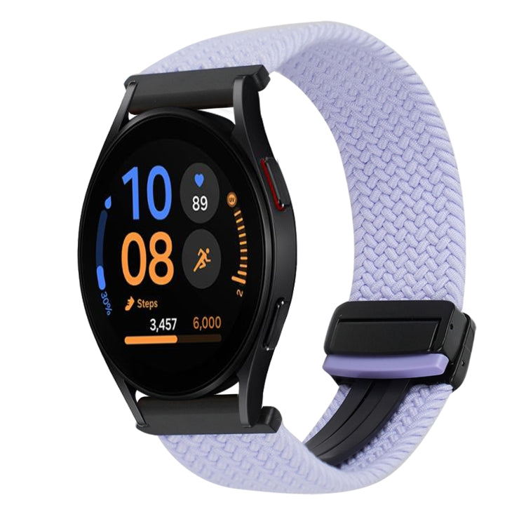 20mm Magnetische Schnalle geflochtenes Uhrenarmband, für Samsung Galaxy Watch FE 40mm, für Samsung Galaxy Watch 6 Classic