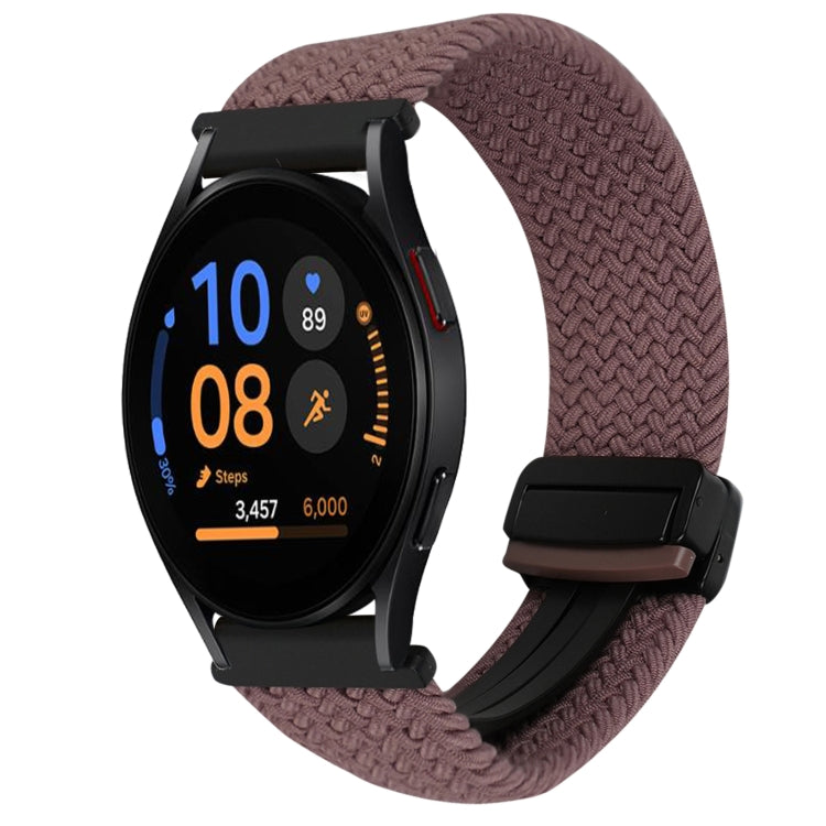 20mm Magnetische Schnalle geflochtenes Uhrenarmband, für Samsung Galaxy Watch FE 40mm, für Samsung Galaxy Watch 6 Classic