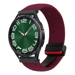 20mm Magnetische Schnalle geflochtenes Uhrenarmband, für Samsung Galaxy Watch FE 40mm, für Samsung Galaxy Watch 6 Classic