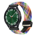 20mm Magnetische Schnalle geflochtenes Uhrenarmband, für Samsung Galaxy Watch FE 40mm, für Samsung Galaxy Watch 6 Classic