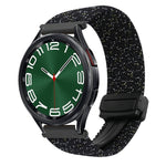 20mm Magnetische Schnalle geflochtenes Uhrenarmband, für Samsung Galaxy Watch FE 40mm, für Samsung Galaxy Watch 6 Classic