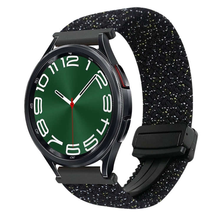 20mm Magnetische Schnalle geflochtenes Uhrenarmband, für Samsung Galaxy Watch FE 40mm, für Samsung Galaxy Watch 6 Classic