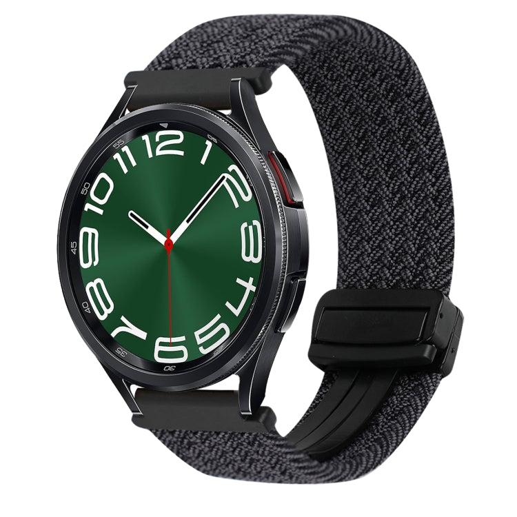 20mm Magnetische Schnalle geflochtenes Uhrenarmband, für Samsung Galaxy Watch FE 40mm, für Samsung Galaxy Watch 6 Classic