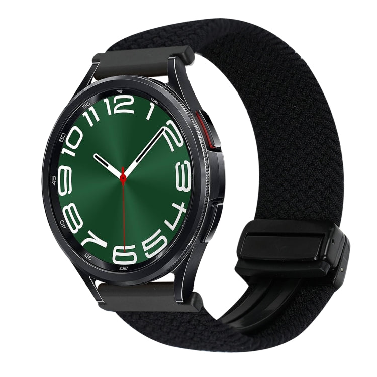 20mm Magnetische Schnalle geflochtenes Uhrenarmband, für Samsung Galaxy Watch FE 40mm, für Samsung Galaxy Watch 6 Classic