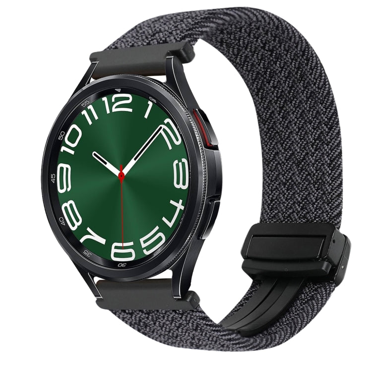 20mm Magnetische Schnalle geflochtenes Uhrenarmband, für Samsung Galaxy Watch FE 40mm, für Samsung Galaxy Watch 6 Classic