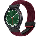 20mm Magnetische Schnalle geflochtenes Uhrenarmband, für Samsung Galaxy Watch FE 40mm, für Samsung Galaxy Watch 6 Classic