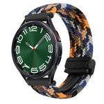 20mm Magnetische Schnalle geflochtenes Uhrenarmband, für Samsung Galaxy Watch FE 40mm, für Samsung Galaxy Watch 6 Classic