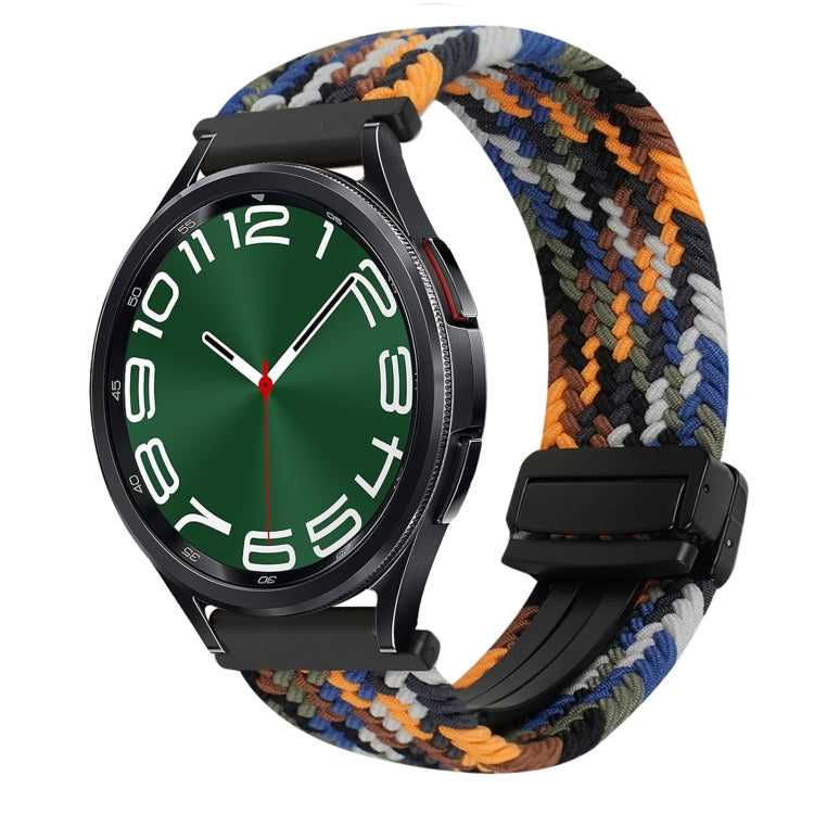 20mm Magnetische Schnalle geflochtenes Uhrenarmband, für Samsung Galaxy Watch FE 40mm, für Samsung Galaxy Watch 6 Classic